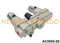 Lubricador neumático del regulador del filtro de aire de la unidad de AC5000-06 FRL