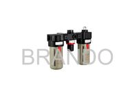 La CA/serie filtra A.C. las unidades del lubricador del regulador, regulador del filtro del compresor de aire
