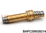 Válvula solenoide normalmente cerrada de 2 vías NC, conjunto de émbolo de armadura, tubo de latón OD 8mm