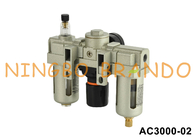 AC3000-02 1/4' SMC Tipo regulador de filtros neumáticos lubricador Tratamiento de la fuente de aire