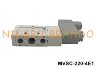 Válvula de solenoide neumática tipo MVSC-220-4E1 MINDMAN 5/2 vía 220VAC 24VDC