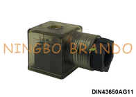 PG11 2P+E DIN43650A Conector de válvula de solenoide con luz LED IP65 CA CC