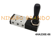 Válvula de palanca manual de la serie 4H 4HA230E-06 5/3 Dirección