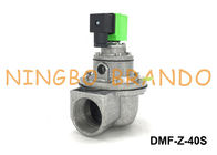 Tipo válvula de la pulgada SBFEC de DMF-Z-40S 1 el 1/2 del jet del pulso para la CA del colector de polvo 24V DC 220V