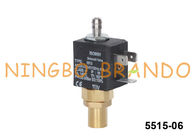 Tipo 3 válvula electromagnética de cobre amarillo normalmente cerrada de 5515 CEME de la manera para el fabricante 24V 220V de la máquina del café