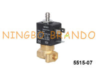Tipo 3 válvula electromagnética de cobre amarillo normalmente cerrada de 5515 CEME de la manera para el fabricante 24V 220V de la máquina del café