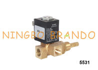 Tipo válvula electromagnética de cobre amarillo ajustable de 5531 CEME para el gas de carbón natural 220VAC 24VDC