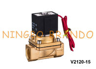 Tipo válvula electromagnética de cobre amarillo de SMC para el aceite 3/8&quot; VX2120-10 el 1/2” VX2120-15 220VAC 24VDC