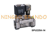 Tipo válvula electromagnética 1 el 1/2” SPU225A-14 2&quot; del chacó del acero inoxidable SPU225A-20 24VDC 220VAC