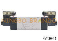 válvula neumática del solenoide del control direccional del aire de la manera 4V420-15 del 1/2” NPT BSPT 5/2