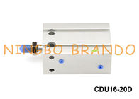 El tipo cilindros neumáticos de SMC del soporte libre de CDU16-20D dobla solo Rod temporario
