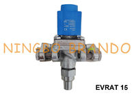 Tipo válvula electromagnética de EVRAT 15 032F6216 Danfoss del amoníaco para la refrigeración