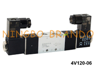 tipo 5/2 válvula electromagnética doble neumática 24VDC 220VAC de 4V120-06 Airtac