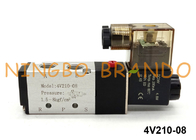 tipo 5/2 válvula electromagnética neumática DC24V AC220V de 4V210-08 Airtac de la manera