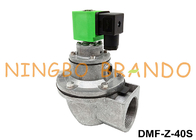 Válvula electromagnética DMF-Z-40S del pulso de ángulo recto de la serie de DMF 220 voltios