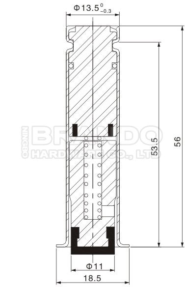 Dimensiones totales de la asamblea de la armadura de los equipos de reparación para el tipo válvula de SBFEC del pulso