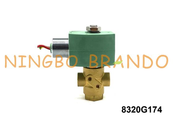 120VAC/60Hz 110VAC/50Hz ASCO Type 1/4" NPT 8320G174 3 Way Quick Exhaust Solenoid Valve