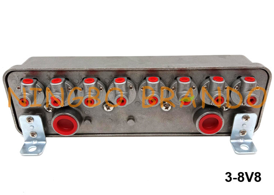 tipo piloto Valve Enclosure 12VDC 24VDC 110VAC 220VAC de 3-8V8 Goyen del solenoide