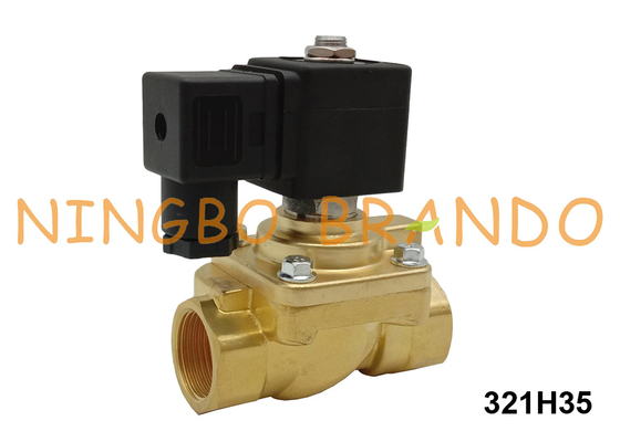 válvula electromagnética de alta presión 24VDC 220VAC del moldeo por insuflación de aire comprimido 321H35 del 1/2”
