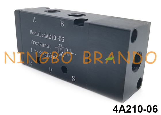 4A210-06 Control de aire Tipo Airtac Conjunto de válvula piloto de aire simple 5/2 vías