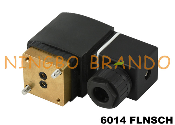 Válvula solenoide de latón de 3 vías de subbase 6014 C FLNSCH 24VDC 220VAC