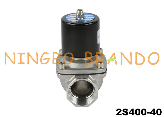 1-1/2&quot; Roscado 2S400-40 Diafragma SS304 Electroválvula 24V DC