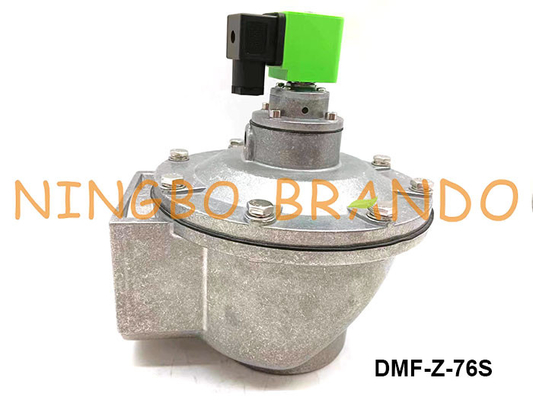 3 tipo pulso de ángulo recto Jet Valve For Dust Collector de la pulgada DMF-Z-76S SBFEC del solenoide del diafragma