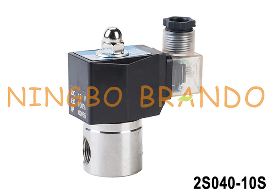 2S040-10 3/8'' agua aire aceite válvula de solenoide de acero inoxidable 12V 24V 110V 220V