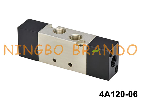 4A120-06 1/8' de longitud de válvula de solenoide neumático direccional 5/2 vía