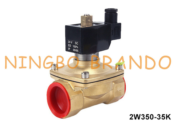 1-1/4' de dos vías normalmente abierto de latón válvula de solenoide de agua 220V 110V 24V 12V