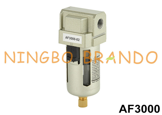 Filtro de aire neumático tipo AF3000-02 AF3000-03 para combinación de FRL