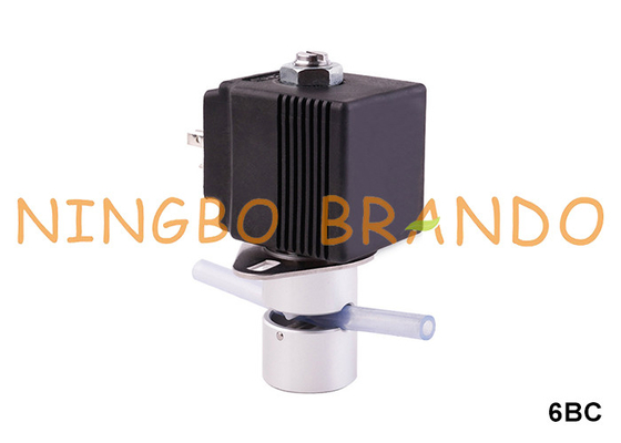 2 Direcciones NC Normalmente cerrado tubo de compresión válvula de pinza solenoide 220V 110V 24V 12V