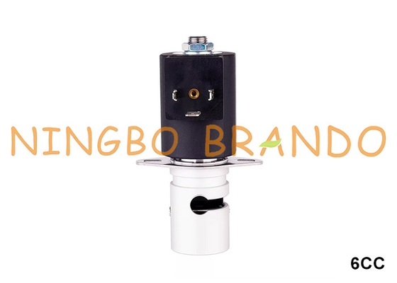 2/2 vía normalmente cerrada NC tubo de compresión pinza válvula de solenoide 12V 24V 110V 220V