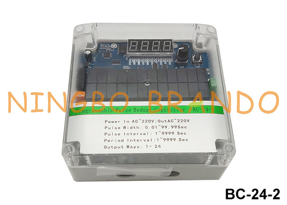 24 líneas colector de polvo controlador de temporizador secuencial 220VAC entrada 220VAC salida