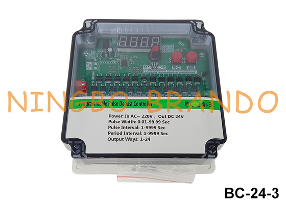 24 líneas controlador de pulso de polvo programable entrada AC220V salida DC24V