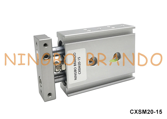 CXSM20-15 Tipo SMC cilindro de aire neumático de doble barra de 20 mm de perforación de 15 mm de carrera