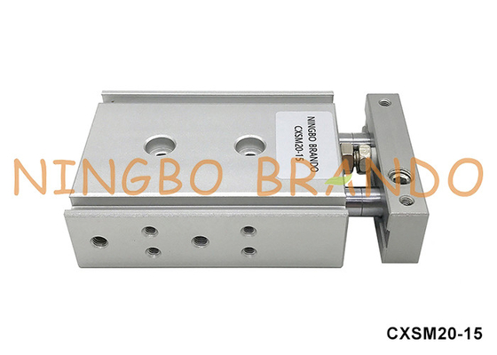 CXSM20-15 Tipo SMC cilindro de aire neumático de doble barra de 20 mm de perforación de 15 mm de carrera