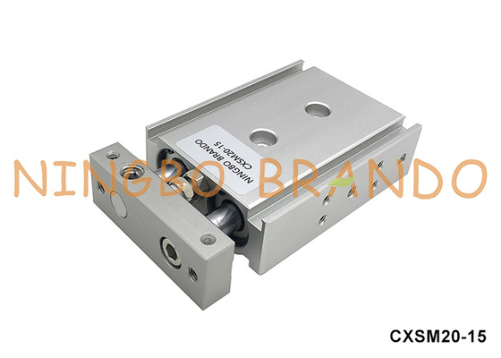 CXSM20-15 Tipo SMC cilindro de aire neumático de doble barra de 20 mm de perforación de 15 mm de carrera