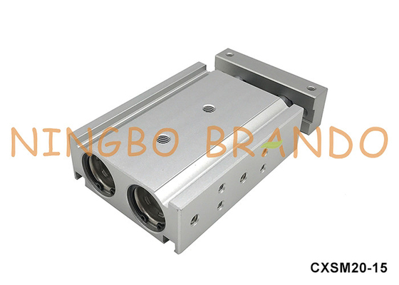 CXSM20-15 Tipo SMC cilindro de aire neumático de doble barra de 20 mm de perforación de 15 mm de carrera