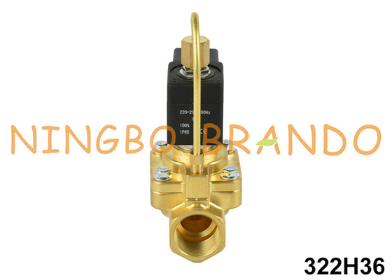 3/4' 322H36 NO Válvula de solenoide de latón para alta presión 24V 220V