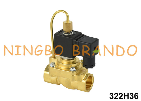 3/4' 322H36 NO Válvula de solenoide de latón para alta presión 24V 220V