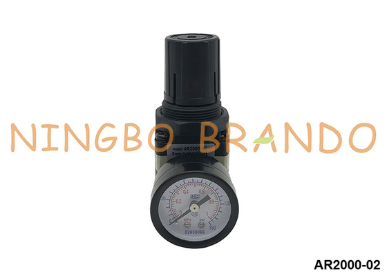 AR2000-02 Regulador neumático de presión de aire de tipo SMC con diámetro 1/4''10 bar