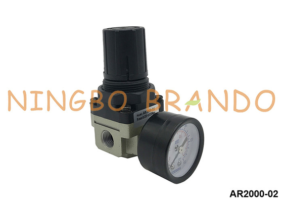 AR2000-02 Regulador neumático de presión de aire de tipo SMC con diámetro 1/4''10 bar