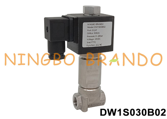 -196°C válvula de solenoide ultracriogénica para nitrógeno líquido 1/8' 1/4'