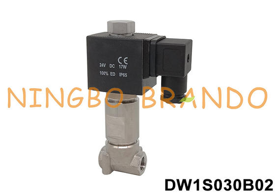 -196°C válvula de solenoide ultracriogénica para nitrógeno líquido 1/8' 1/4'