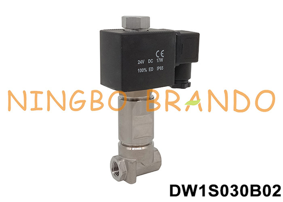 -196°C válvula de solenoide ultracriogénica para nitrógeno líquido 1/8' 1/4'
