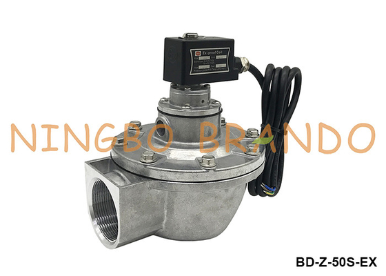 Valva de chorro de pulso de solenoide a prueba de explosión de 2' para colector de polvo 220V 110V 24V