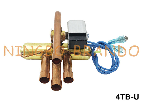 Válvula de retroceso de 4 vías para aire acondicionado de la bomba de calor 220V 110V 24V