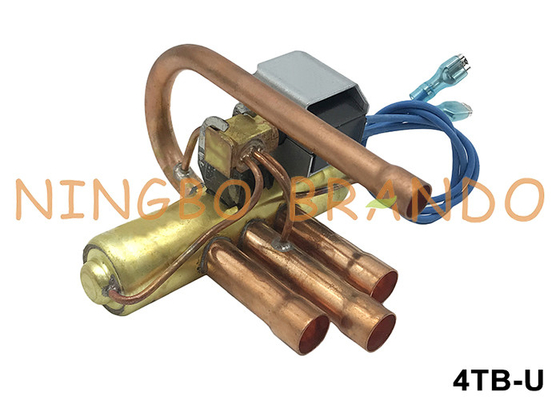 Válvula de retroceso de 4 vías para aire acondicionado de la bomba de calor 220V 110V 24V