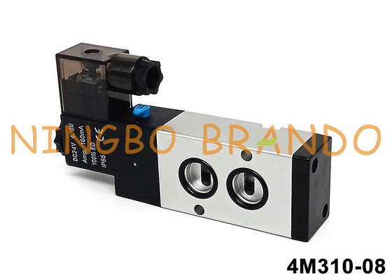 Airtac Tipo 4M310-08 Válvula de solenoide piloto de Namur 5/2 vía 24V 220V